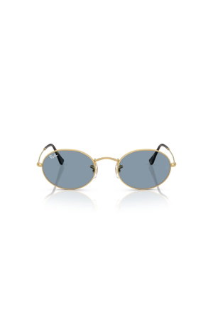 Ray-Ban Oval Metal Summer Capsule Unisex Güneş Gözlüğü MAVİ