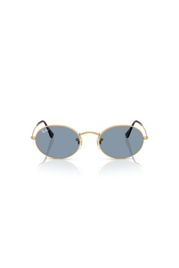 Ray-Ban Oval Metal Summer Capsule Unisex Güneş Gözlüğü MAVİ
