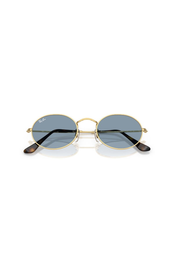 Ray-Ban Oval Metal Summer Capsule Unisex Güneş Gözlüğü MAVİ