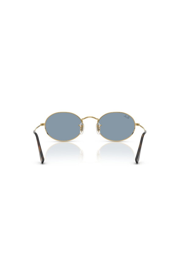 Ray-Ban Oval Metal Summer Capsule Unisex Güneş Gözlüğü MAVİ