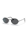 Ray-Ban Oval Metal Erkek Güneş Gözlüğü SİYAH-GRİ
