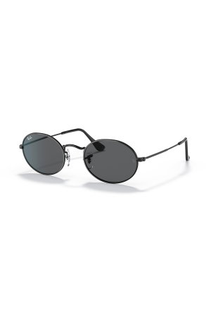 Ray-Ban Oval Metal Erkek Güneş Gözlüğü SİYAH-GRİ