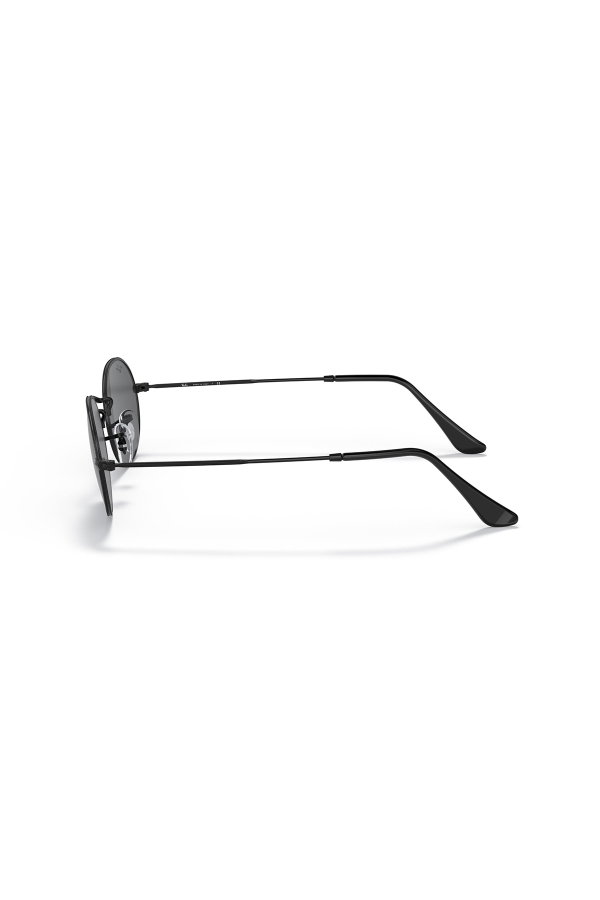 Ray-Ban Oval Metal Erkek Güneş Gözlüğü SİYAH-GRİ