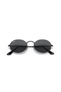 Ray-Ban Oval Metal Erkek Güneş Gözlüğü SİYAH-GRİ