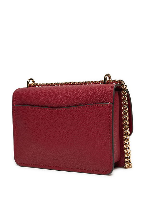 Michael Kors Deri Logolu Ayarlanabilir Zincir Askılı Kadın Çanta BORDO Michael Kors Deri Logolu Ayarlanabilir Zincir Askılı Kadın Çanta BORDO