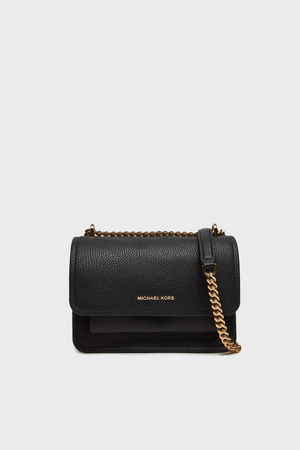 Michael Kors Deri Logolu Ayarlanabilir Zincir Askılı Kadın Çanta SIYAH Michael Kors Deri Logolu Ayarlanabilir Zincir Askılı Kadın Çanta SIYAH