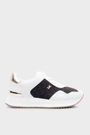 Michael Kors Logolu Platform Kadın Spor Ayakkabı Beyaz Michael Kors Logolu Platform Kadın Spor Ayakkabı Beyaz