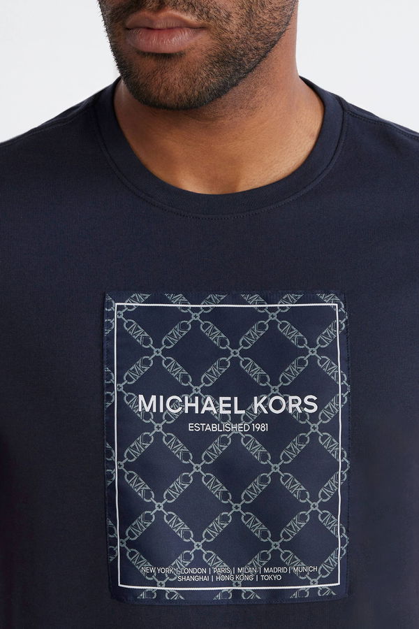 Micheal Kors Erkek T-shirt LACIVERT Micheal Kors Erkek T-shirt LACIVERT