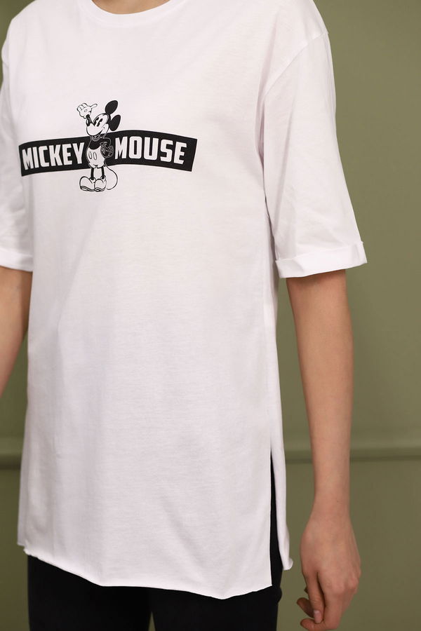 Gabria Mickey Mouse Baskılı T-shirt