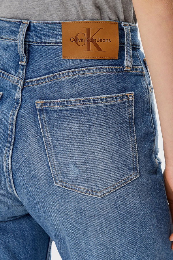 Calvin Klein Kadın Mom Jean Pantolon Denım