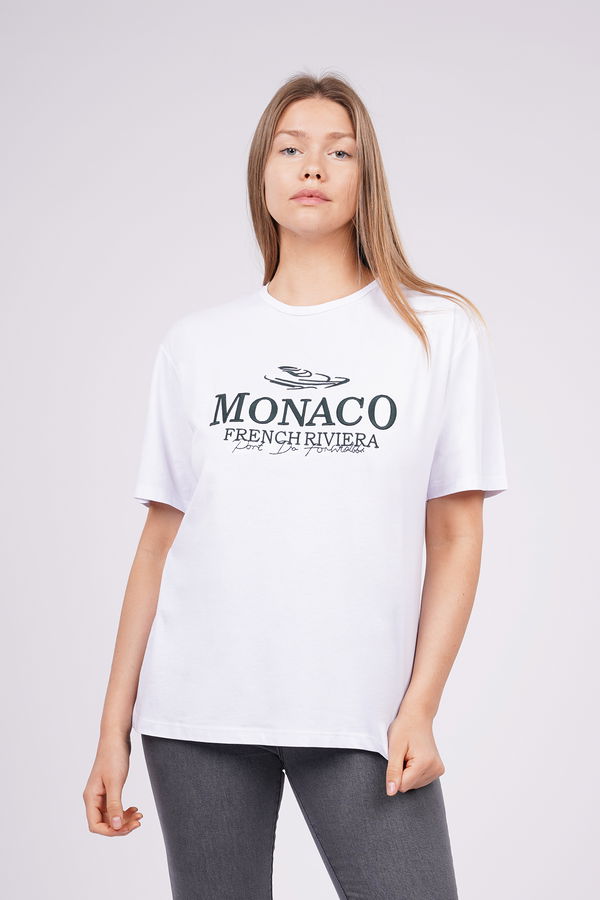 Gabria Monaco Nakışlı T-shirt