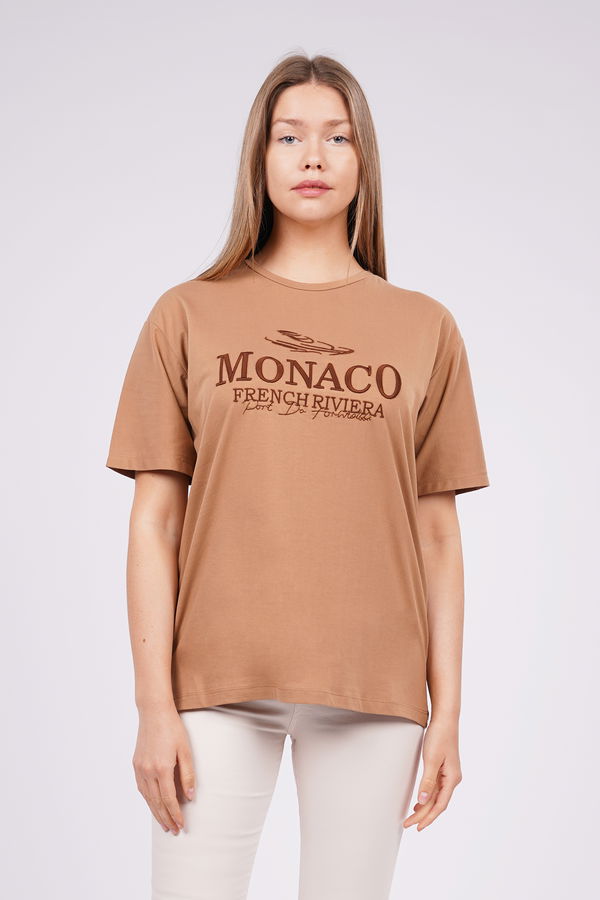 Gabria Monaco Nakışlı T-shirt