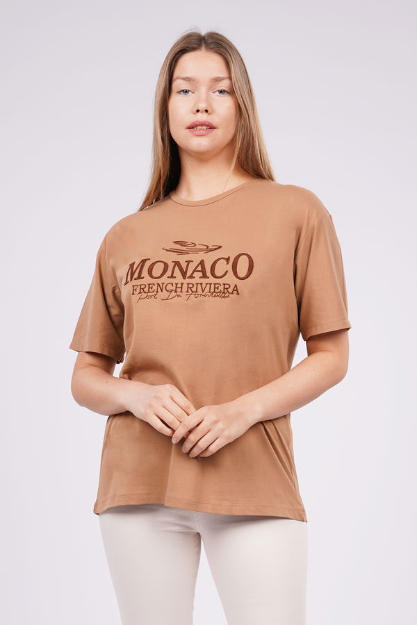 Gabria Monaco Nakışlı T-shirt