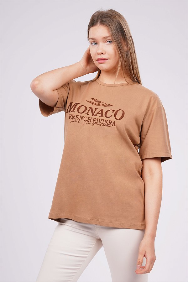 Gabria Monaco Nakışlı T-shirt