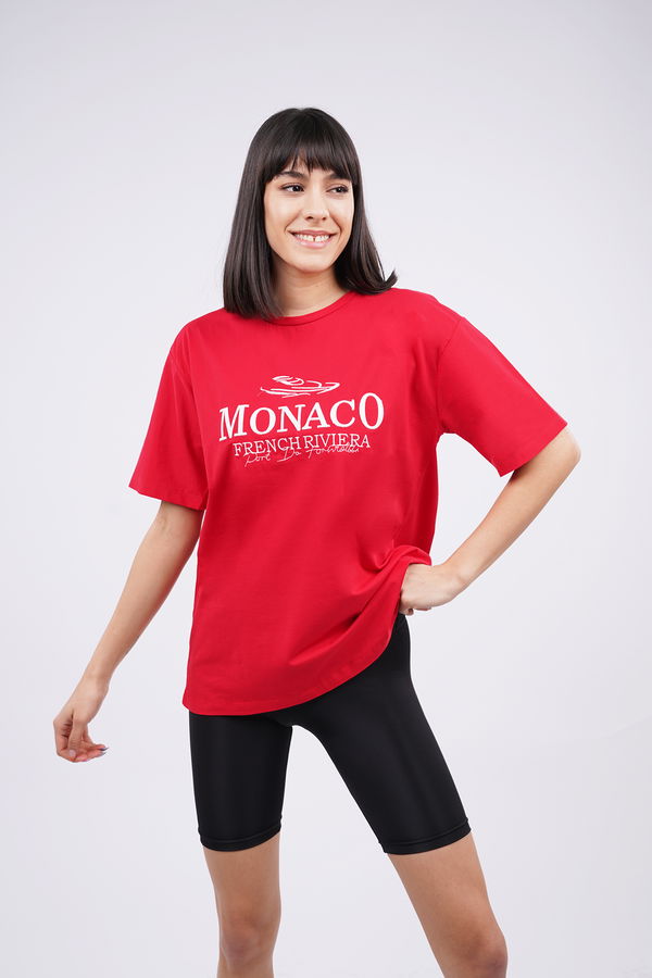 Gabria Monaco Nakışlı T-shirt