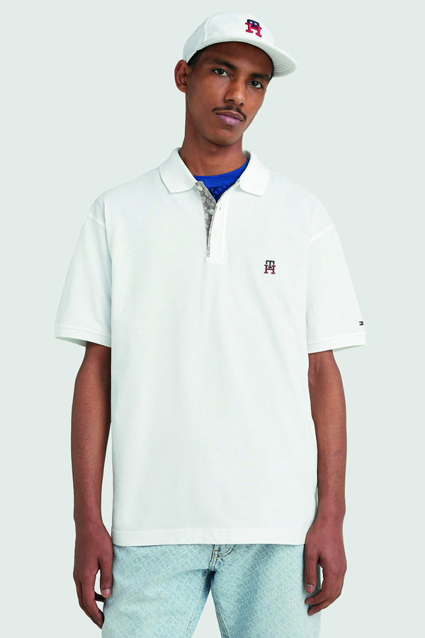 Tommy Hilfiger Polo Yaka T-shirt BEYAZ