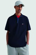 Tommy Hilfiger Polo Yaka Erkek T-shirt LACİVERT