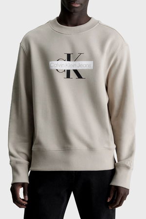 Calvin Klein Bisiklet Yaka Erkek Sweat BEJ Calvin Klein Bisiklet Yaka Erkek Sweat BEJ
