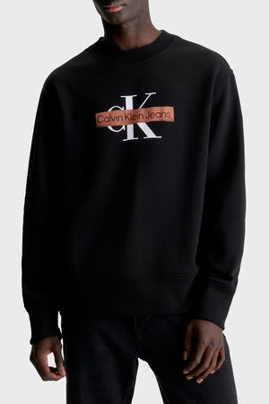 Calvin Klein Baskılı Erkek Sweat SİYAH Calvin Klein Baskılı Erkek Sweat SİYAH