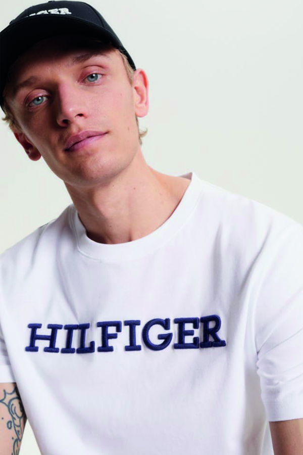 Tommy Hilfiger Erkek T-shirt BEYAZ