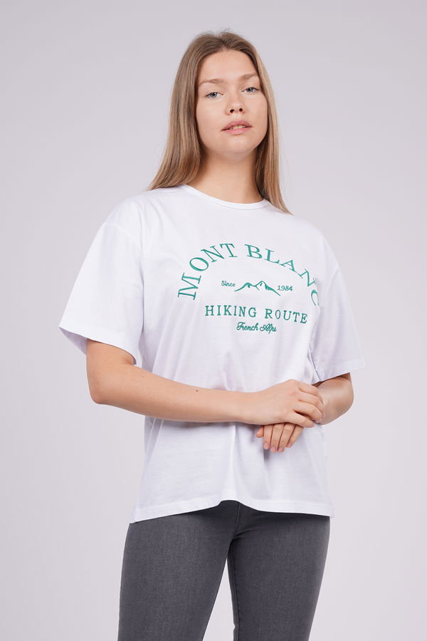 Gabria Mont Blanc Nakışlı T-shirt