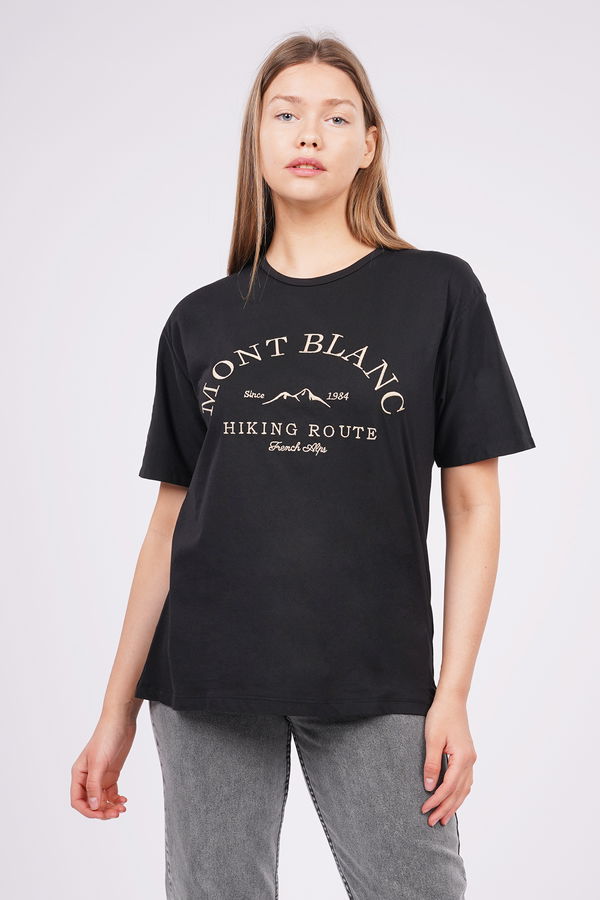 Gabria Mont Blanc Nakışlı T-shirt