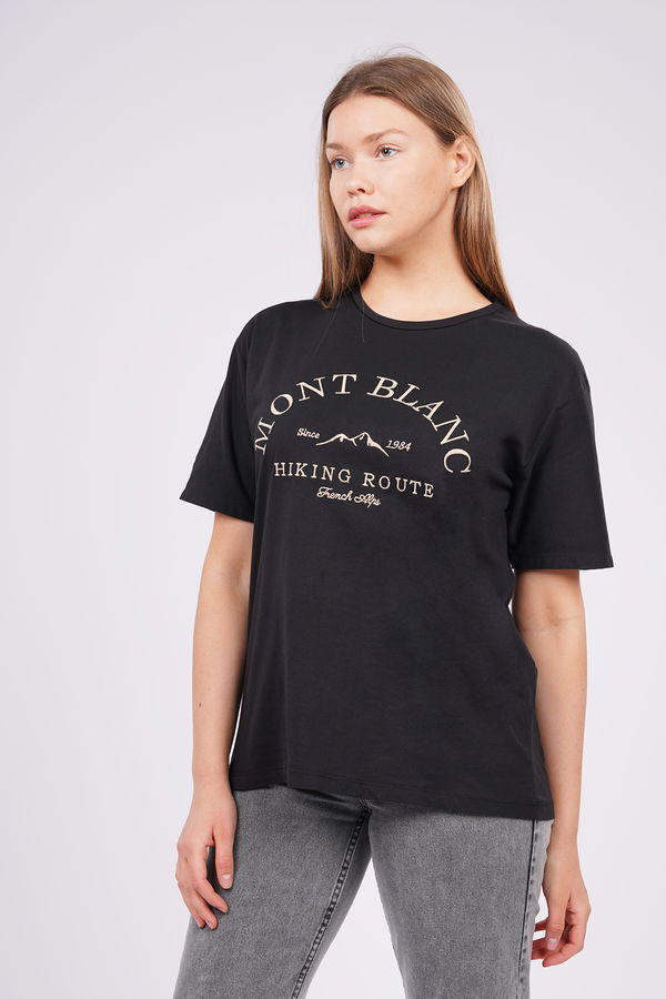 Gabria Mont Blanc Nakışlı T-shirt