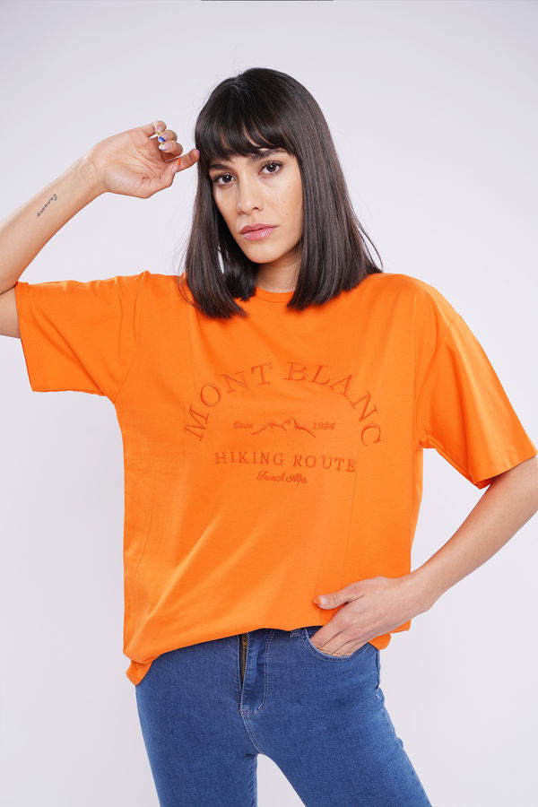 Gabria Mont Blanc Nakışlı T-shirt