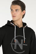 Nautica Kapüşonlu Erkek Sweat SİYAH