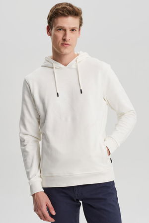 Nautica Kapüşonlu Erkek Sweat BEYAZ Nautica Kapüşonlu Erkek Sweat BEYAZ