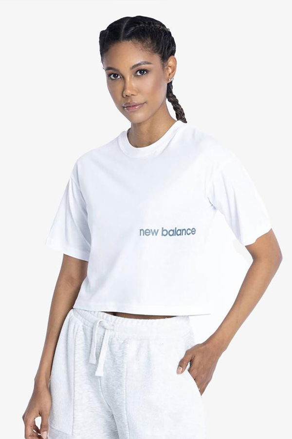 New Balance Kadın T-shirt BEYAZ