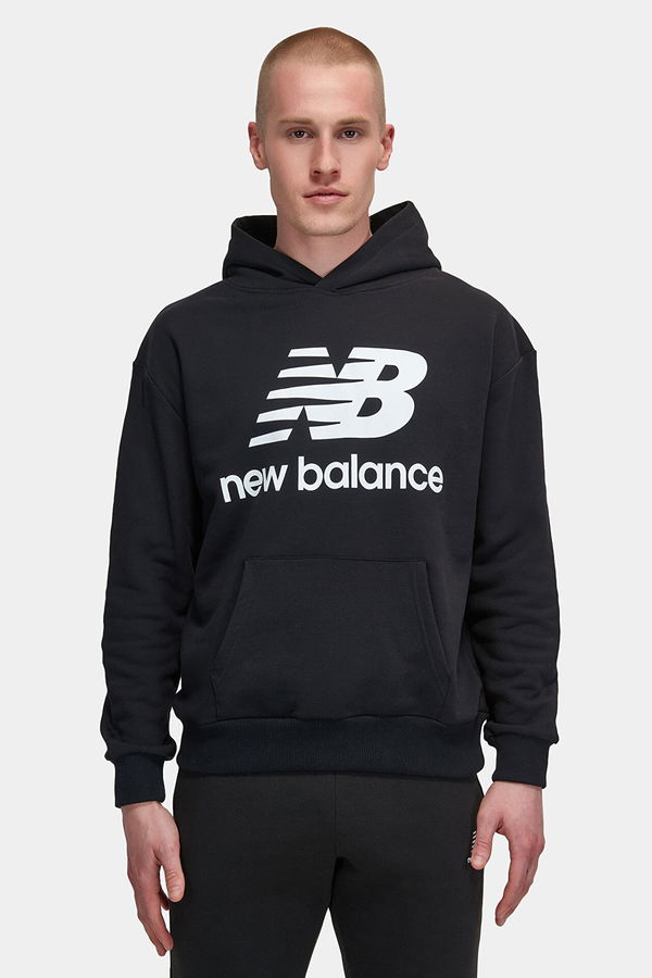 New Balance Baskılı Erkek Sweat SİYAH