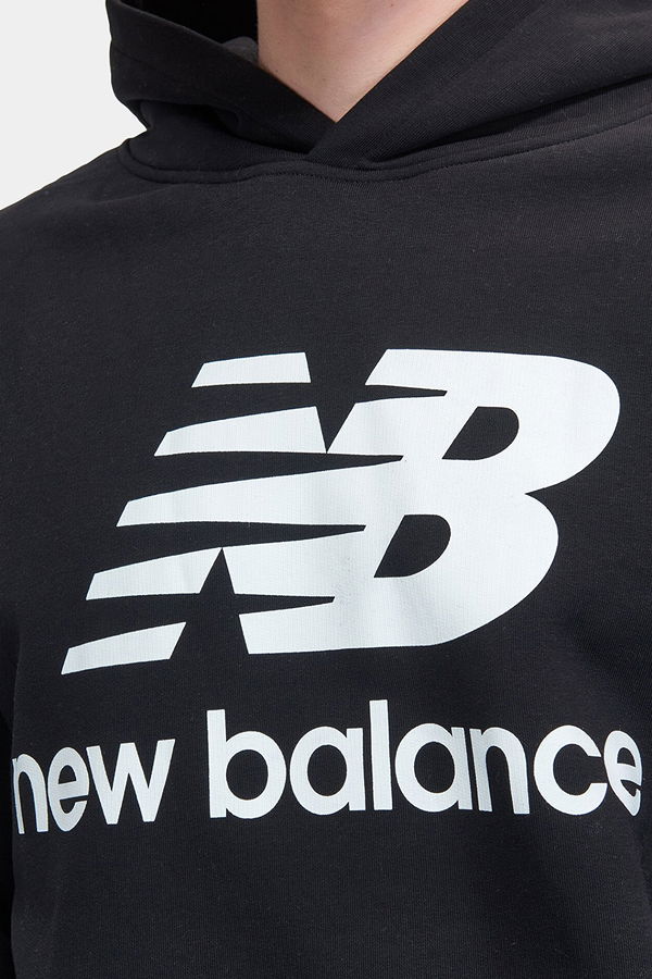 New Balance Baskılı Erkek Sweat SİYAH