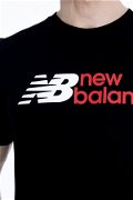 New Balance Bisiklet Yaka Erkek T-Shirt Siyah