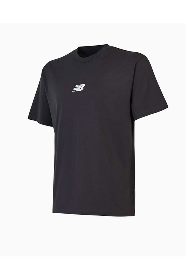 New Baance Bisiklet Yaka Erkek T-shirt ANTRASIT
