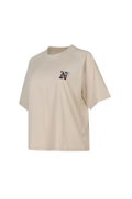 New Balance Kadın Bisiklet Yaka T-shirt BEJ