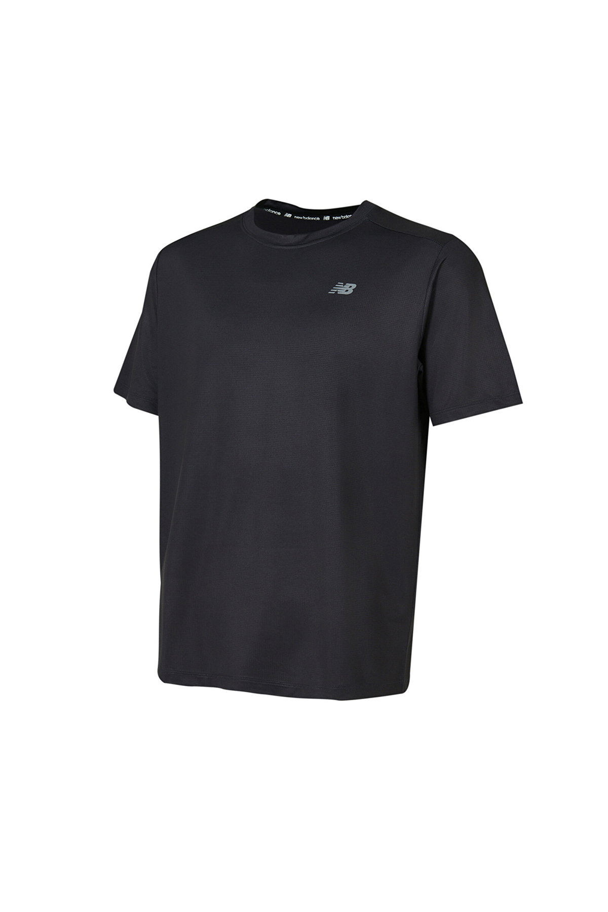 New Balance Bisiklet Yaka Erkek T-shirt SIYAH