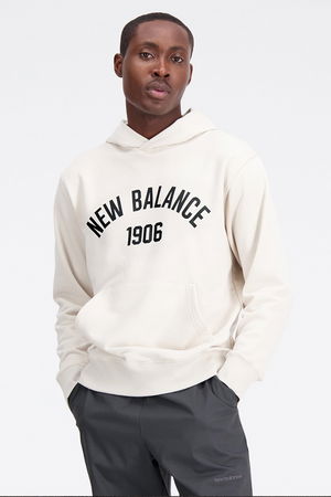 New Balance Erkek Sweatshirt BEJ