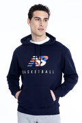 New Balance Erkek Sweatshirt LACIVERT