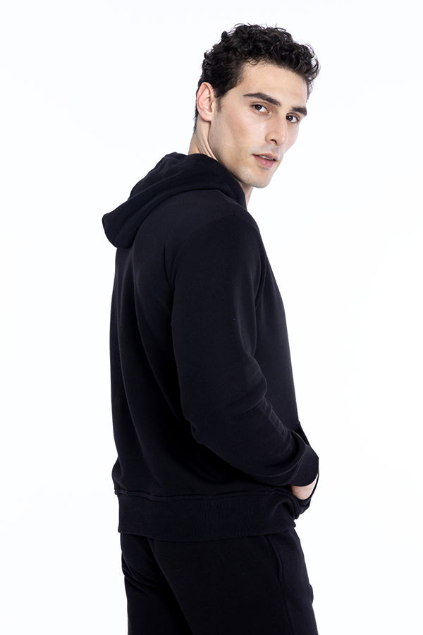 New Balance Erkek Sweatshirt SIYAH