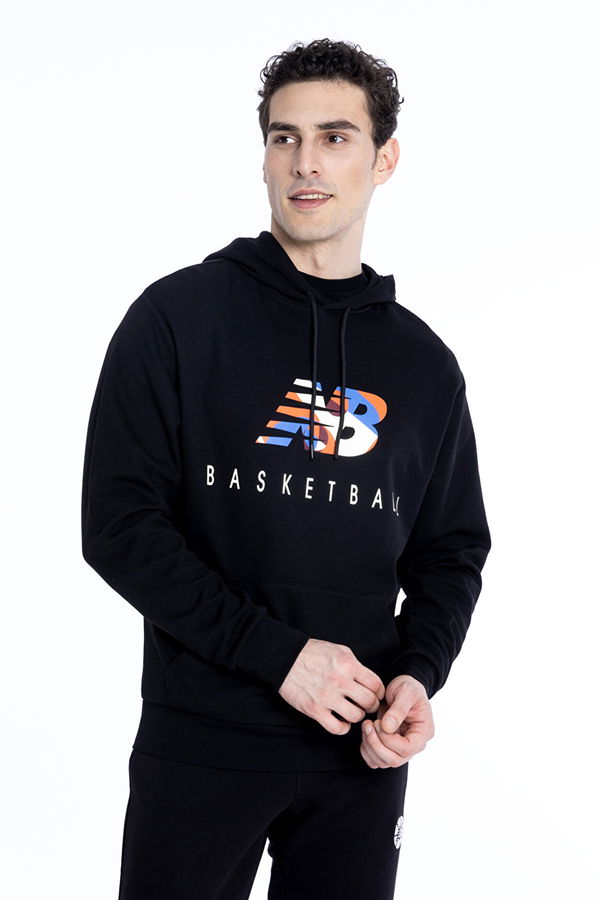 New Balance Erkek Sweatshirt SIYAH