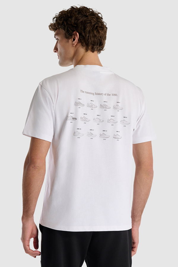New Balance Erkek T-shirt Beyaz New Balance Erkek T-shirt Beyaz