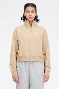 New Balance Kadın Sweatshirt BEJ