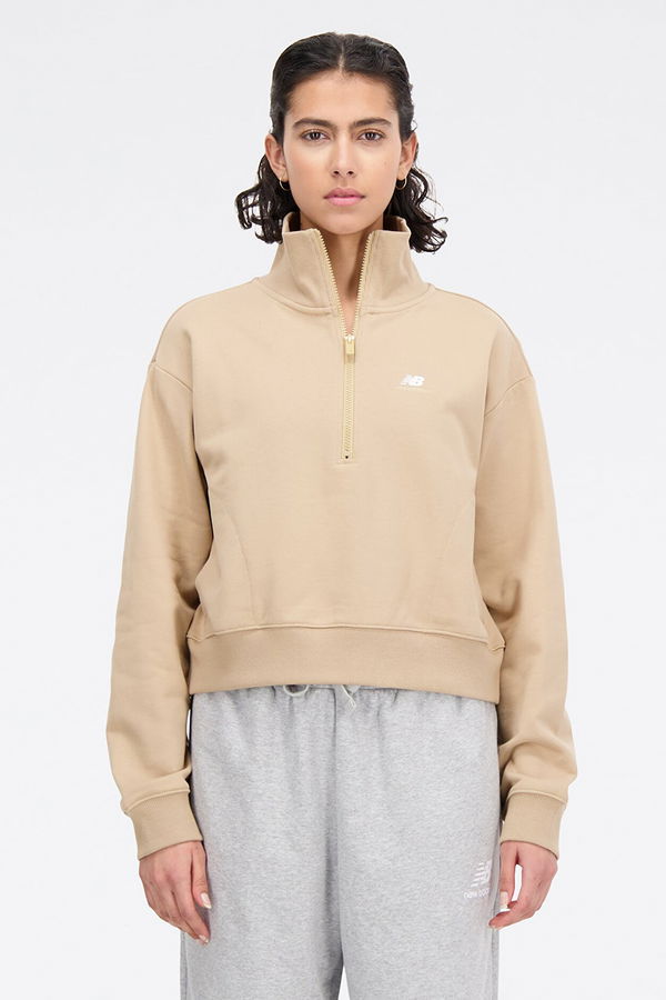 New Balance Kadın Sweatshirt BEJ New Balance Kadın Sweatshirt BEJ