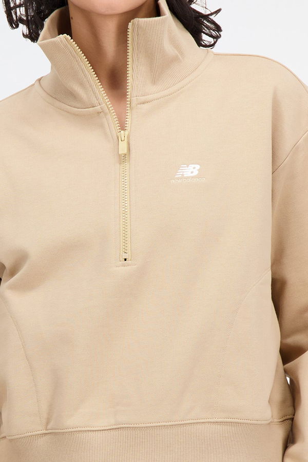 New Balance Kadın Sweatshirt BEJ New Balance Kadın Sweatshirt BEJ