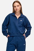 New Balance Kadın Sweatshirt LACIVERT