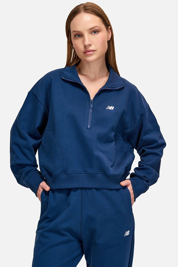 New Balance Kadın Sweatshirt LACIVERT New Balance Kadın Sweatshirt LACIVERT