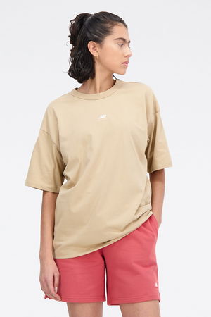 New Balance Kadın T-shirt BEJ New Balance Kadın T-shirt BEJ