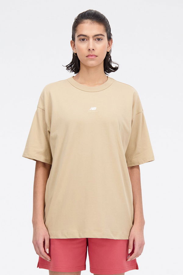 New Balance Kadın T-shirt BEJ New Balance Kadın T-shirt BEJ
