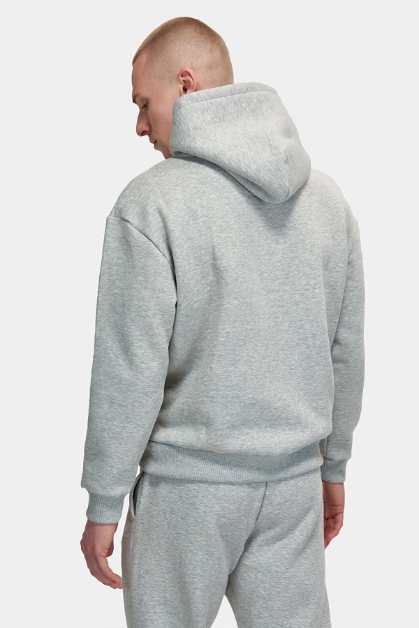 New Balance Erkek Sweatshirt GRI